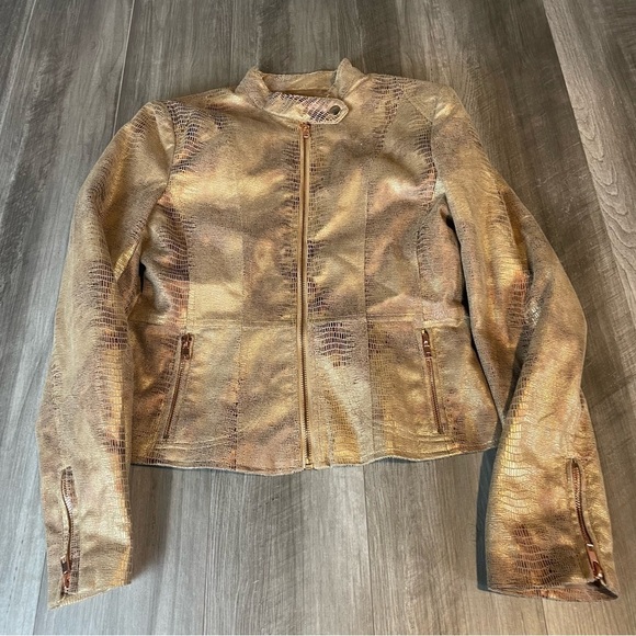 Boston Proper Gold jacket • Size 2 - Picture 1 of 7